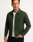 Men's Jacket Cotton Blend Smart-Casual Comfortable Fit