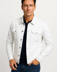 Men's Jacket Cotton Blend Smart-Casual Comfortable Fit