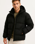Men's Puffer Jacket Insulated Lightweight with Hood