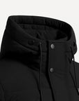 Men's Waterproof Puffer Jacket Insulated Winter Coat Black