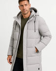 Men's Waterproof Puffer Jacket Insulated Winter Coat Black